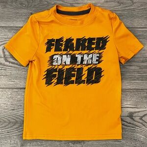 BCG‎ Toddler Boys “Feared On The Field” Athletic Short Sleeve Shirt Size XXS